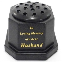Memorial Grave Vase - Husband